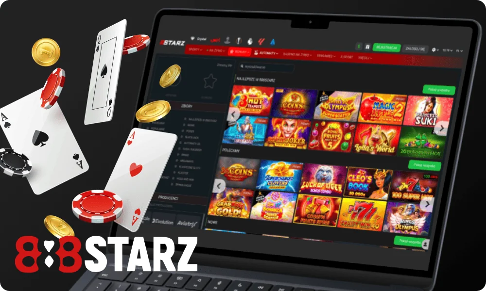 Gry kasynowe dla graczy 888Starz w Polsce